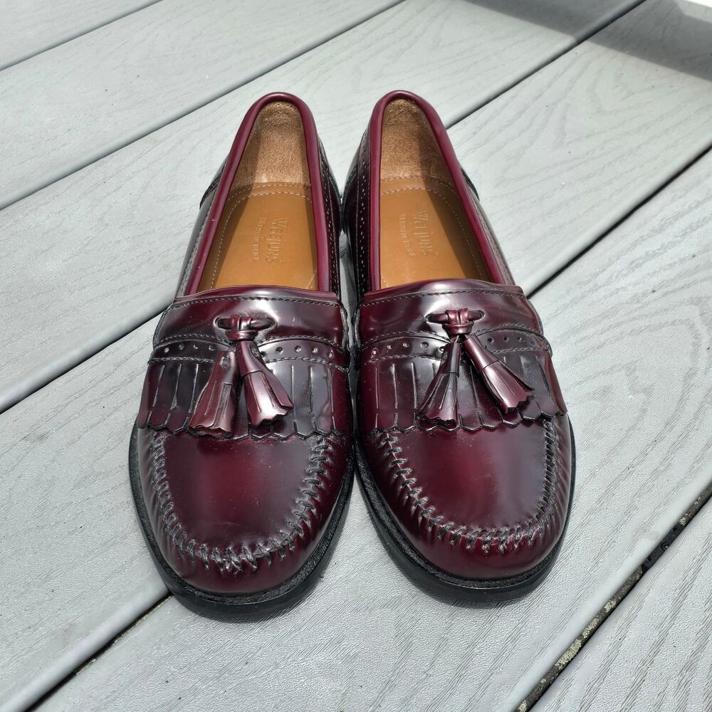 NWOB, Weejuns G. H. Bass & Co Men's Loafers with Tassel, Size 9.5